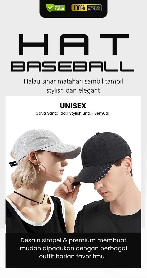 Topi Bisbol Unisex